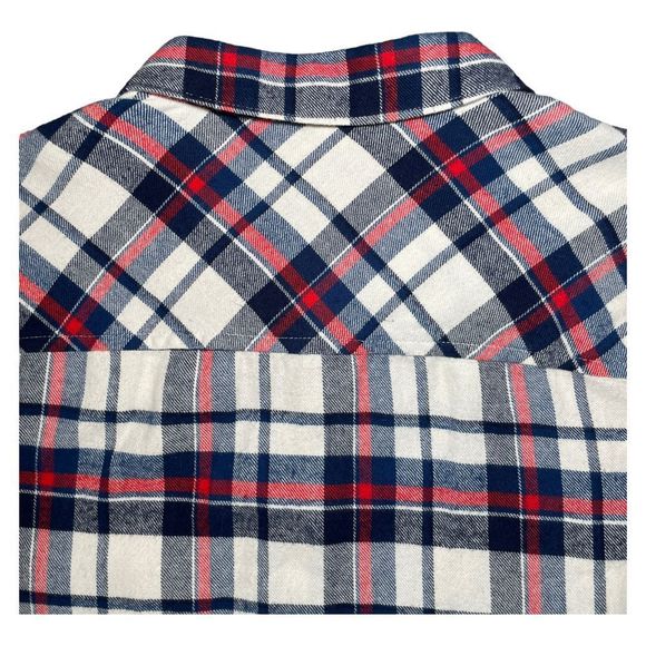 J.CREW Plaid Cotton Shirt Boy Size 16 - Picture 6 of 8